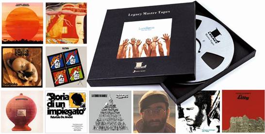 LEGACY MASTER TAPES   Sony Music apre i suoi straordinari archivi musicali!   PER LA PRIMA VOLTA DISPONIBILI I MASTER ORIGINALI DELLE OPERE CHE HANNO FATTO LA STORIA DELLA MUSICA ITALIANA