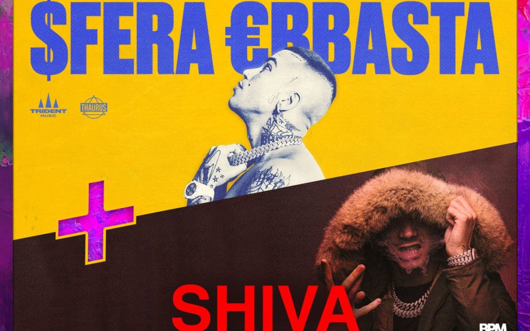 ROCK IN ROMA: SFERA EBBASTA + SHIVA live il 26 luglio 2023 all’Ippodromo delle Capannelle