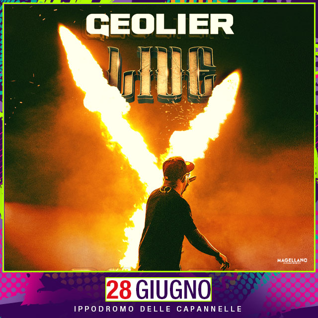 🎸 ROCK IN ROMA 2024: GEOLIER il 28 giugno 2024 live all’Ippodromo delle Capannelle