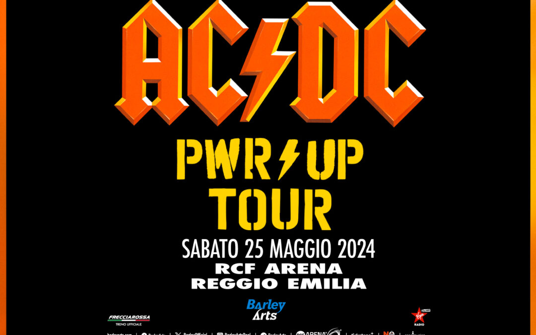 AC/DC: unica data italiana – RCF Arena, Reggio Emilia 25 maggio 2024