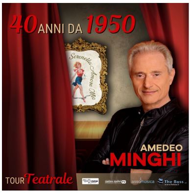 AMEDEO MINGHI “40 anni da 1950” il tour celebrativo. E dal 15/3 un nuovo brano che anticipa album di inediti