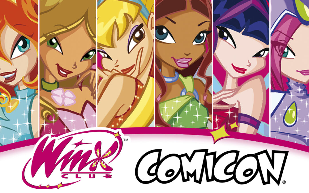 WINX a COMICON per celebrare 20 anni del classico. Una mostra omaggio, eventi esclusivi e il papà IGINIO STRAFFI ospite speciale (Napoli, 25-28/4)