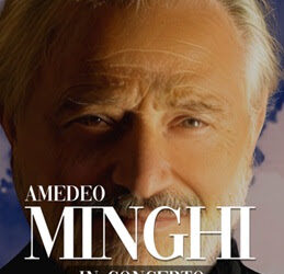 AMEDEO MINGHI live in SICILIA. L’artista sarà in concerto il 5 luglio a Lascari (Palermo)