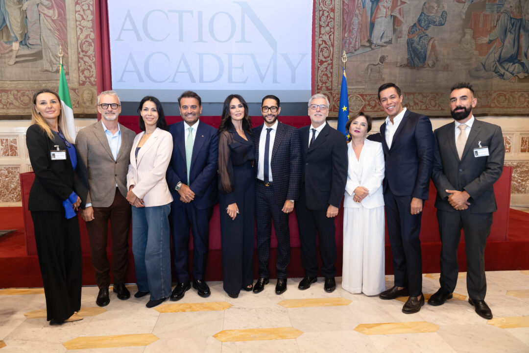 Drusilla Foer, Cucinotta, Garrone, tra gli artisti per i 10 anni di Action Academy e la partnership internazionale con l’Arabia Saudita (foto e video)