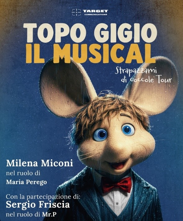 TOPO GIGIO IL MUSICAL: nuove date per la fiaba con la storia dell’amato pupazzo, uno spettacolo commovemente per tutta la famiglia