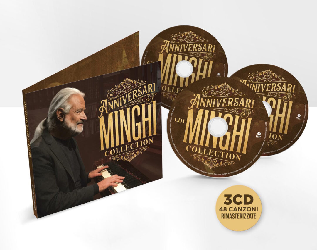 AMEDEO MINGHI: “Anniversari Collection”, dal 2/10 il triplo CD che celebra i 60 anni di carriera dell’artista