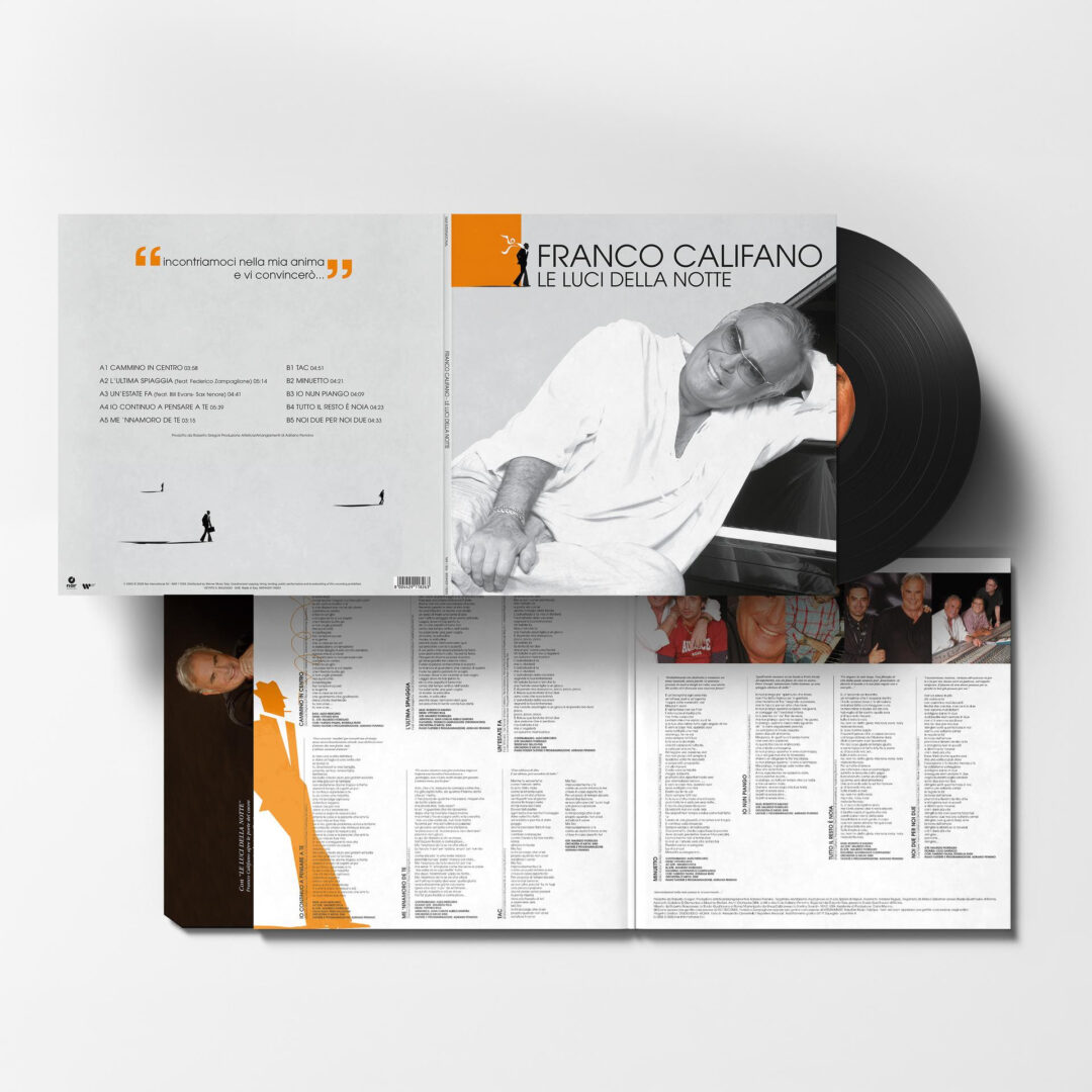 com stampa/ FRANCO CALIFANO: dal 18/9 per la prima volta in vinile “Le luci della notte”