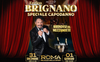 Enrico Brignano in ‘Speciale Capodanno’ al Palazzo dello Sport di Roma: due appuntamenti unici il 31 dicembre e il 1° gennaio